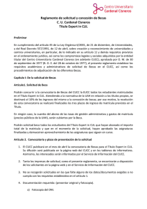 Reglamento de solicitud y concesión de becas Título Expert in CLIL