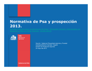 Charla normativa de PSA y prospección 2013