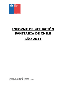 Situación sanitaria animal de Chile, 2011
