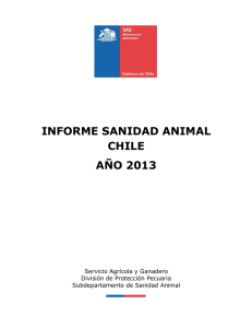 Situación sanitaria animal de Chile, 2013