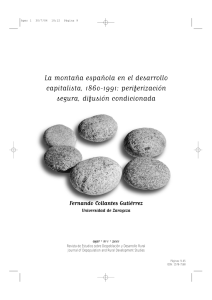 «La montaña española en el desarrollo capitalista, 1860-1991: periferización segura, difusión condicionada»