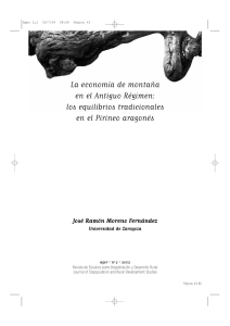 «Los equilibrios tradicionales de la economía pirenaica»