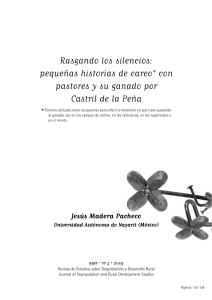  «Rasgando los silencios: pequeñas historias de careo con pastores y su ganado por Castril de la Peña»