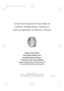 La agricultura familiar sostenible en sistemas minifundistas: estudio de casos comparados en Galicia e Irlanda