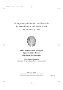 Percepción pública del problema de la despoblación del medio rural en Castilla y León