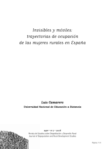 Invisibles y móviles: trayectorias de ocupación de las mujeres rurales en España