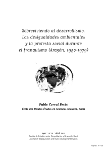 Sobreviviendo al desarrollismo. Las desigualdades ambientales y la protesta social durante el franquismo (Aragón, 1950-1979)