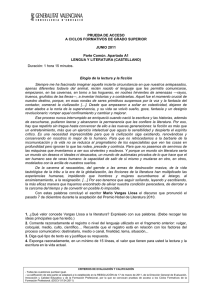 PRUEBA DE ACCESO A CICLOS FORMATIVOS DE GRADO SUPERIOR JUNIO 2011