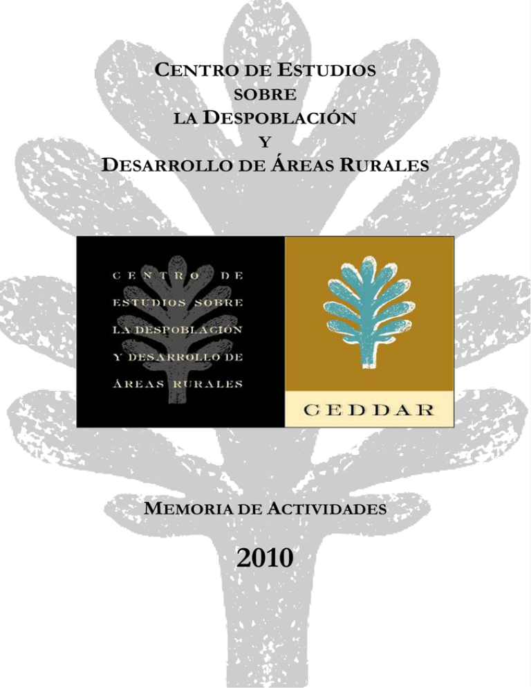 Memoria De Actividades A o 2010
