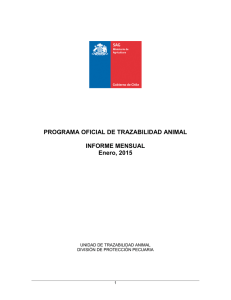 Informe mensual Programa, enero 2015