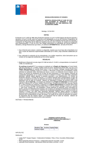 Modifica resolución nº 9.582 de 2014 que autoriza el ingreso y uso experimental de una muestra del plaguicida A20808.