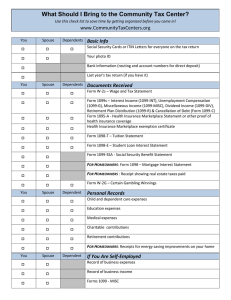 What to Bring Checklist (Bilingual)