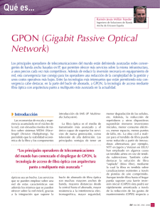 Qué es... GPON (Gigabit Passive Optical Networks)