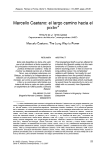 Marcello Caetano: el largo camino hacia el poder* H
