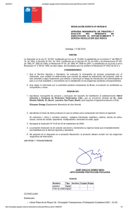 RESOLUCIÓN EXENTA Nº:5976/2015 APRUEBA  MONOGRAFÍA  DE  PROCESO  Y EXCLUYE  DEL 