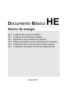 DB HE 4 (Contribuci n solar m nima de Agua Caliente Sanitaria)