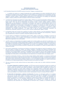  Declaración de Asunción. Principios sobre Rendición de Cuentas-  Texto completo