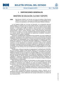 BOLETÍN OFICIAL DEL ESTADO MINISTERIO DE EDUCACIÓN, CULTURA Y DEPORTE 8508