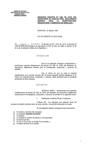 Modifica Decreto 188 (Etiquetas)