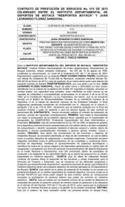 CONTRATO 015 2015 JUAN L. FLOREZ MEDICO