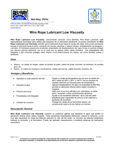 Wire Rope Lubricant Low Viscosity