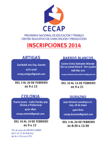 Lista de CECAP