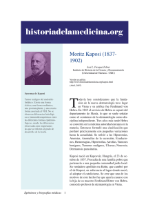 T historiadelamedicina.org       Moritz Kaposi (837-