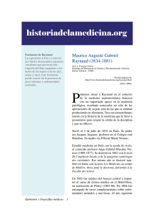 historiadelamedicina.org       Maurice Auguste Gabriel  Raynaud (834-88)