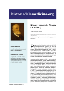 historiadelamedicina.org Nikolay  Ivanovich  Pirogov (1810-1881) José L.Fresquet Febrer