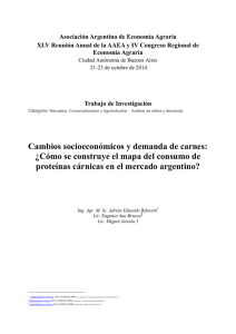 Asociación Argentina de Economía Agraria Economía Agraria