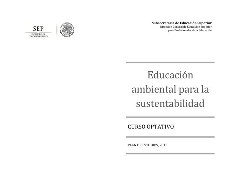 Educacion Ambiental Para La Sustentabilidad Lepri