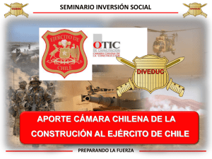 Aporte Cámara Chilena de la Construcción al Ejército de Chile