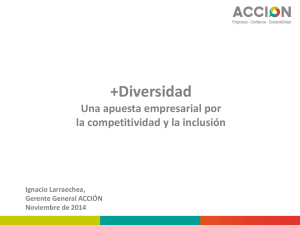 +Diversidad Una apuesta empresarial por la competitividad y la inclusión