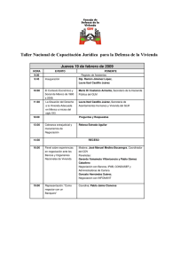 Taller Nacional de Capacitación Jurídica para la Defensa de la Vivienda (CDV, febrero 2009).pdf [223,69 kB]