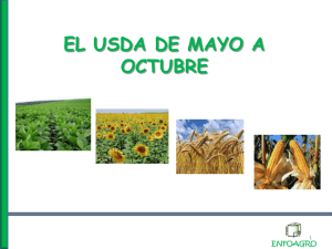 17 de Octubre de 2011- El USDA de Mayo a Octubre