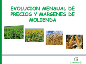 03 de Octubre de 2011-Evolución Mensual de Precios y Margenes de Molienda