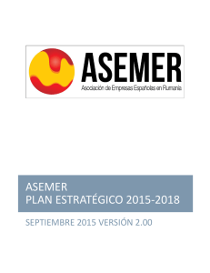 ASEMER Plan estrategico 2015 2018