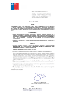 RESOLUCIÓN EXENTA Nº:8191/2015 APRUEBA  MONOGRAFÍA  DE  PROCESO  Y EXCLUYE  DEL 
