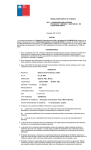 RESOLUCIÓN EXENTA Nº:3130/2015 ANT : CUARENTENA DE RATONES ESTABLECE  MEDIDAS  SANITARIAS  EN