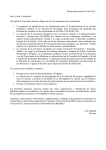 Montevideo, febrero 16 de 2012.- Sras. y Sres. Consejeros: