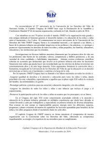 Declaración OMEP Uruguay - Nov. 2014 (.pdf)