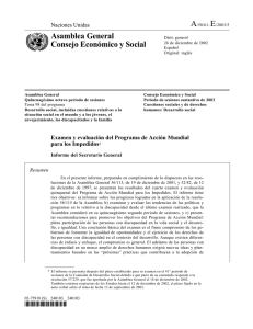 Inf SecretarioGeneral ExamenEvaluacionPrograma 2003