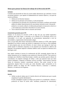 - Plan estratégico de dirección Mónica Lladó (período 2015-2016)