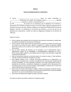 3. Carta presentacion de propuesta Papeleria Aseo y Cafeteria 2016