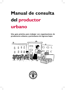 Manual de consulta del productor urbano. FAO (2007)