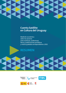 Cuenta Satélite en Cultura del Uruguay