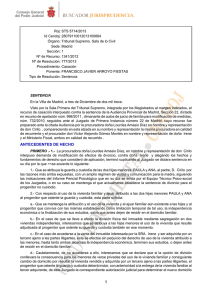 St 20131203. Necesidades del menor cubiertas con atribución de vivienda a progenitor no custodio.