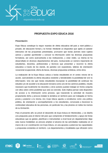 Propuesta Expo Educa 2016