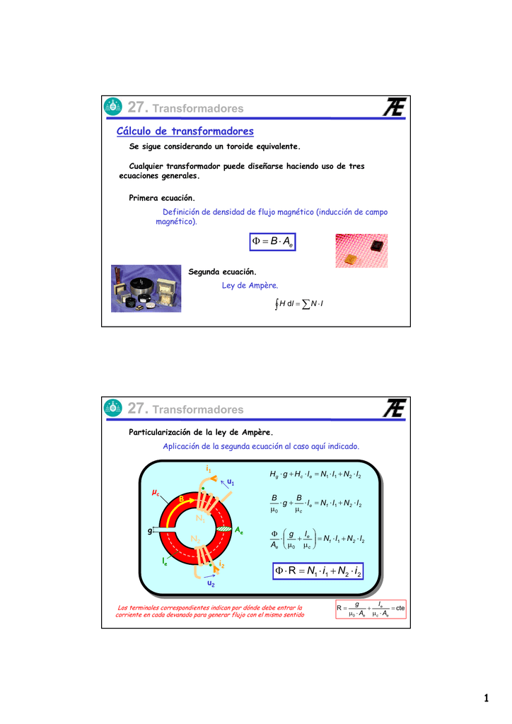 calculo de transformadores toroidales pdf