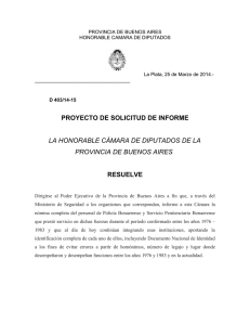 PDF - 119.3 KB - Sesión 27/03/2014: Pedido de Informe al Ministerio de (...)